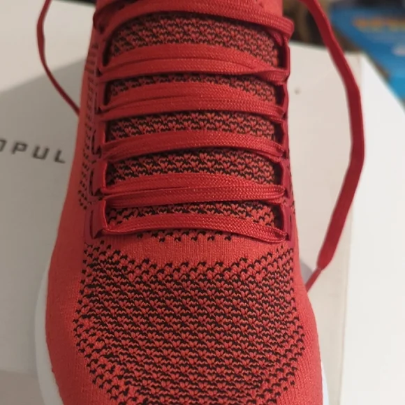 APL Vibrant MENS Or Women Red Athletic Sneakers - Picture 3 of 4